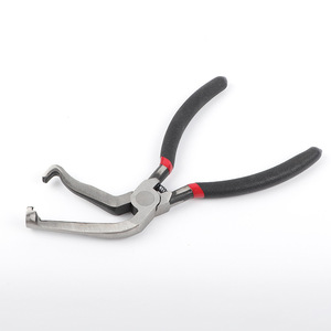 Bent Wire Cutter 8 Inch Industrial Grade Steel Side Entry Automotive Wiring Tool - Product Image 1