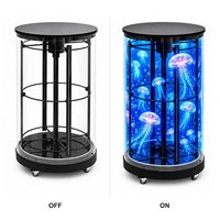Afficheur cylindrique holographique transparent Z75 960 mm 360 degrés pour les magasins de détail