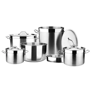 وعاء حساء الطبخ التجاري من الفولاذ المقاوم للصدأ 50 لتر 100 لتر/وعاء طبخ حساء للمطعم للخدمة الشاقة