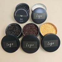 Perles de kératine italiennes pour extensions capillaires, adhésif pour extensions à fusion à chaud, 100g, couleur pure