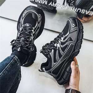 Zapatillas Deportivas para Hombre, Transpirables, de Malla, Ligeras, Antideslizantes, Casuales, para Tenis, con Suela de Goma - Product Image 4