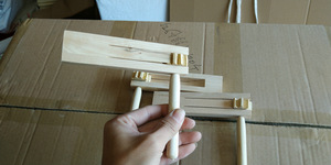 Castagnettes en bois rotatives Orff en gros, instruments de percussion pour enfants, série d'instruments de rythme, claquettes en bois faites à la main - Product Image 5
