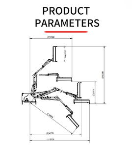 Đơn xăng máy kéo thủy lực hàng rào tông đơ với Kính thiên văn bùng nổ - Product Image 6