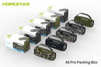 Altavoz Karaoke Bluetooth Hopestar A6 PRO 55W, Altavoz para Fiestas Resistente al Agua IPX6, Micrófono Inalámbrico, Banco de Energía de Emergencia, EQ, TF, USB, AUX, FM