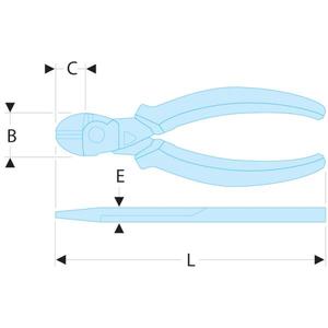 Facom-192.18CPE 192.CPE ประสิทธิภาพสูงตัดในแนวทแยง-คีม3148516415615และใบมีดตัดแนวทแยง - Product Image 2