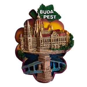Calamita personalizzata per frigorifero in resina ungheria parlamento fortino per pescatore Buda castello calamita per frigo Budapest Souvenir - Product Image 1