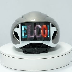 Casco de Ciclismo con Luz LED, Casco Deportivo Portátil para Exteriores, Casco Protector para Bicicleta de Carretera para Adultos con Pantalla LED - Product Image 3