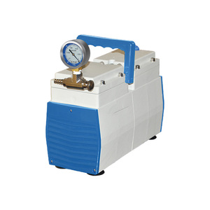 Hg-60dl Diaphragm <b>Vacuum</b> <b>Pump</b> 210x315x135mm Oil-free With Pressure Gauge And Noise Reducer For Laboratory Use - Product Image 3