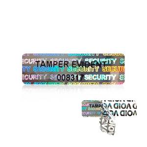 Étiquettes holographiques anti-contrefaçon personnalisables avec logos pour la protection de la marque, codes QR et numéros de série. - Product Image 3