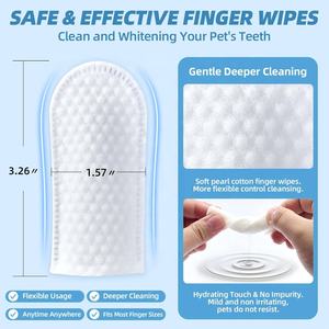 Lingettes dentaires hypoallergéniques naturelles pour soins bucco-dentaires pour chiens et chats - Product Image 2