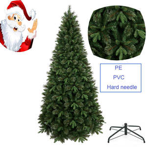   Árbol de Navidad Mixto de PVC, Árbol de Navidad Artificial de Plástico Ignífugo para Interiores - Product Image 5