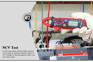 Pinza Amperimétrica Digital UNI T UT210E TRUE RMS, Multímetro de CA/CC, Pinza Amperimétrica de Rango Automático, Voltímetro, Amperímetro, Ohmímetro, VFC, NCV - Product Image 4