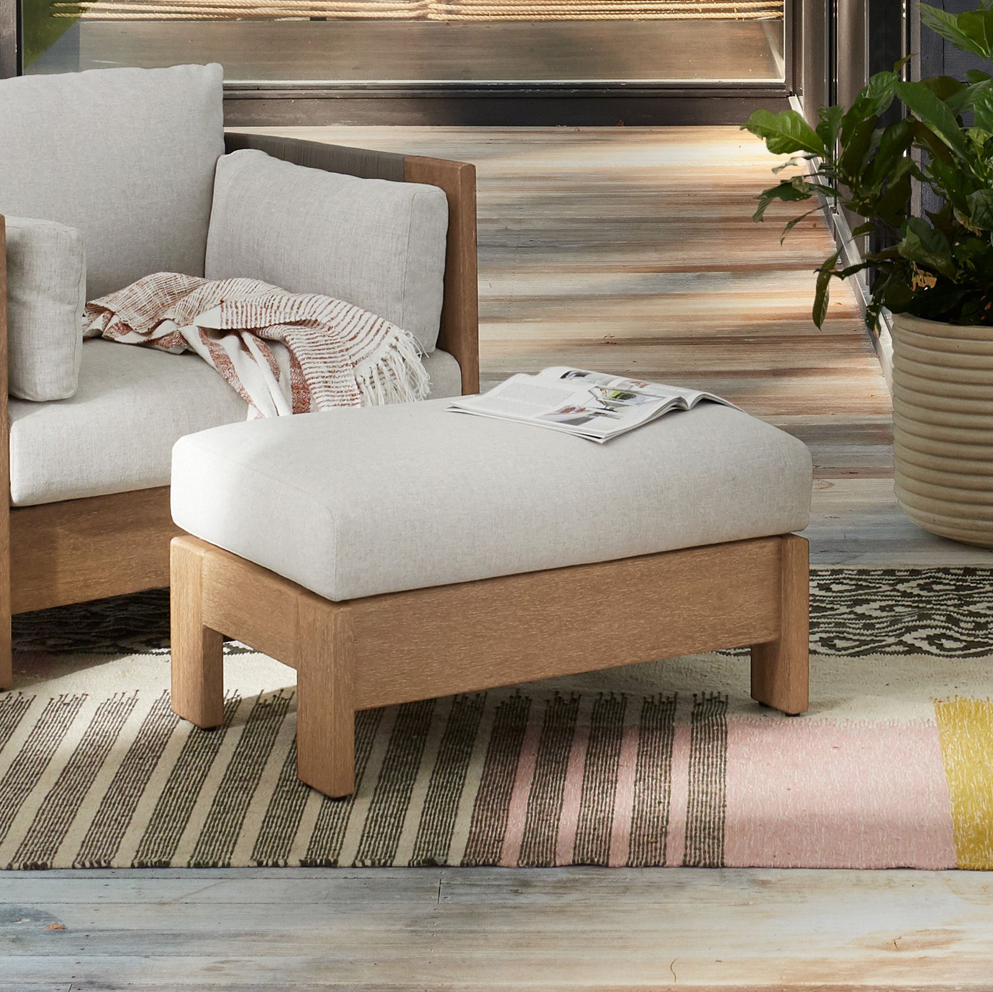 Luxury Teak GARDEN chair  outdoor furniture set lounger daybed ottoman chair sets