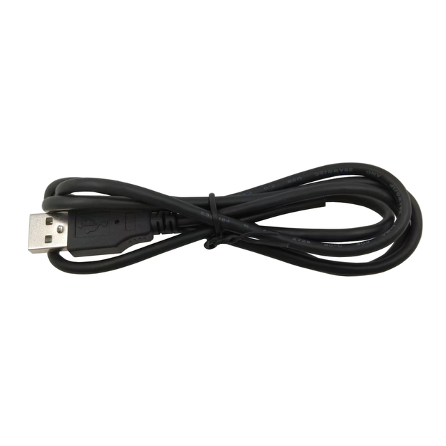 USB 2.0 Type a Male to Open End Power Cable, 28AWG 2C, 2725 PVC, 80℃ 30V, 1.1M for Router Repair & Device Testing