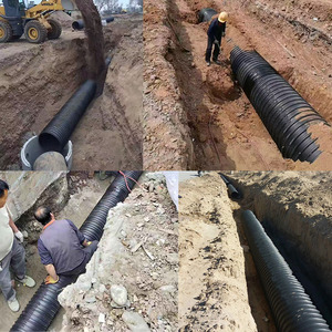 <span class=keywords><strong>Tuyau</strong></span> corrugué à double paroi en PEHD, <span class=keywords><strong>tuyau</strong></span> <span class=keywords><strong>de</strong></span> drainage en PE, diamètres DN200-DN800 - Product Image 3