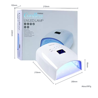 Lampe à ongles UV LED professionnelle haute puissance S10, 33 perles LED, sans fil, pour usage domestique, manucure et pédicure, double usage, gel, coffret cadeau, CE
