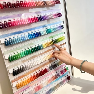 Collection de vernis à ongles en gel 172 couleurs, gel UV professionnel pour salon, longue tenue, ensemble de vente en gros avec logo personnalisé - Product Image 3