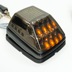 Luce di segnalazione anteriore a LED fumé nera w464 w465 con telaio in fibra di carbonio per <span class=keywords><strong>Mercedes</strong></span> Benz Classe G g63 g500 - Product Image 1