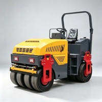 Rouleau compresseur routier DR3000R de 3 tonnes, pneumatique, entièrement hydraulique, moteur diesel 39 CV, compacteur d'asphalte