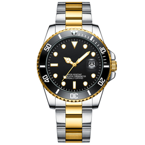 Orologi Sportivi da <span class=keywords><strong>Uomo</strong></span> di Alta Qualità OEM Impermeabili in <span class=keywords><strong>Classico</strong></span> Acciaio Inossidabile Stile di Lusso <span class=keywords><strong>Orologio</strong></span> da Polso da <span class=keywords><strong>Uomo</strong></span> d'Affari al Quarzo con Datario - Product Image 2