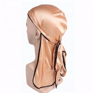 Durag de Seda para Hombres y Mujeres, Durags Sedosos para Ondas, Pañuelo para la Cabeza de Cola Larga, Doo Rag, Gorro de Noche, Bandana Transpirable de Satén Suave Superior - Product Image 4