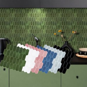 Ốp tường dán tường 3D bằng vinyl chống thấm, trang trí nhà bếp hiện đại, dễ dàng tự lắp đặt