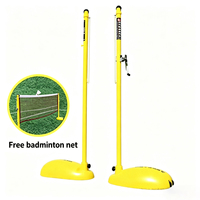 Équipement sportif : Poteau de badminton réglable et portable avec base en fonte – Modèle standard