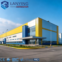 Edificio de Almacenamiento de Acero Prefabricado para Aplicaciones Industriales, de Fábrica y Logísticas