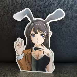 Autocollants lenticulaires <span class=keywords><strong>3D</strong></span> personnalisés d'anime décalcomanies imperméables d'autocollant de dessin animé de <span class=keywords><strong>manga</strong></span> pour la chambre à coucher de valise de fenêtre d'ordinateur portable de réfrigérateur de voiture - Product Image 2