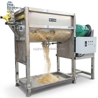 Mélangeur horizontal à double vis et courroie pour poudre de lessive et poudre métallique, 7,5 kW, 500 kg, avec chauffage et isolation