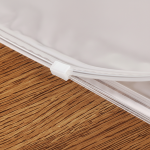 Bolsas de Embalaje de Plástico con Cierre Hermético, Blancas Mate, Personalizadas, con Asa, a Prueba de Olores, para Envío de Ropa, Directamente de Fábrica - Product Image 1