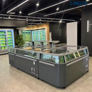 Congélateurs et réfrigérateurs à porte coulissante à ouverture supérieure, équipement de réfrigération intelligent sans givre pour supermarchés et boucheries - Product Image 2