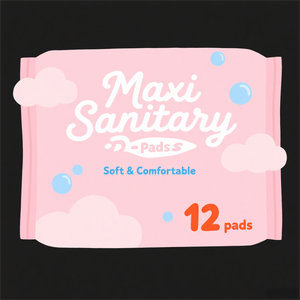 Toalla de Algodón Orgánico <span class=keywords><strong>Extra</strong></span> Grande, Toalla Superior Ecológica OEM, Almohadilla Sanitaria Maxi para Adolescentes, Servilleta para Mujeres - Product Image 4