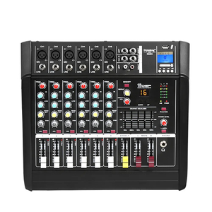 Amplificateur de puissance audio numérique professionnel OEM GM6X 450W*2 à 6 canaux, alimenté par USB, avec mixeur audio - Product Image 1