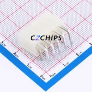 A420E1W2-2W10P12 Wire-to-Board Pin Header Bent Lead Through Hole,P=4.2mm Connector 2x5P 4.2mm Right Angle Insert Mini-Fit MX 4.2 - Product Image 2