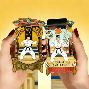 All'ingrosso Design a buon mercato il tuo bianco in lega di zinco 3D medaglia d'oro corsa maratona Custom metallo sport medaglia portatile saldato digitale - Product Image 1