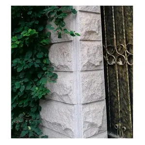 Customized Project Natural Salt White Granite G603 Exterior Decorative Wall Cladding Mushroom Stone, Retaining Wall Blacks