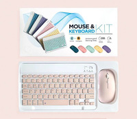 Pabrik OEM Bahasa Nirkabel Mini Keyboard Mouse Ponsel Tablet Universal Wireless Keyboard Mouse Kit
