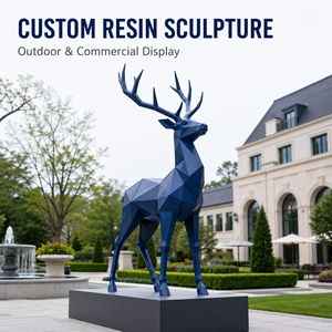 Grande Statua in Resina Eco-Friendly di Angelo con <span class=keywords><strong>Albero</strong></span> di Natale, Scultura Decorativa per Esposizione in Centri Commerciali - Product Image 6