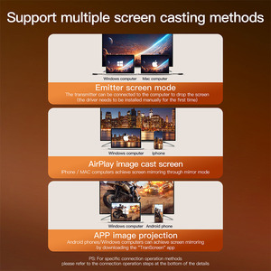 Mindpure pour émetteur et récepteur vidéo sans fil <span class=keywords><strong>HDMI</strong></span> 4K, kit Plug & Play 5G 50M pour <span class=keywords><strong>TV</strong></span>, PS5, moniteur, système de conférence et de réunion - Product Image 5