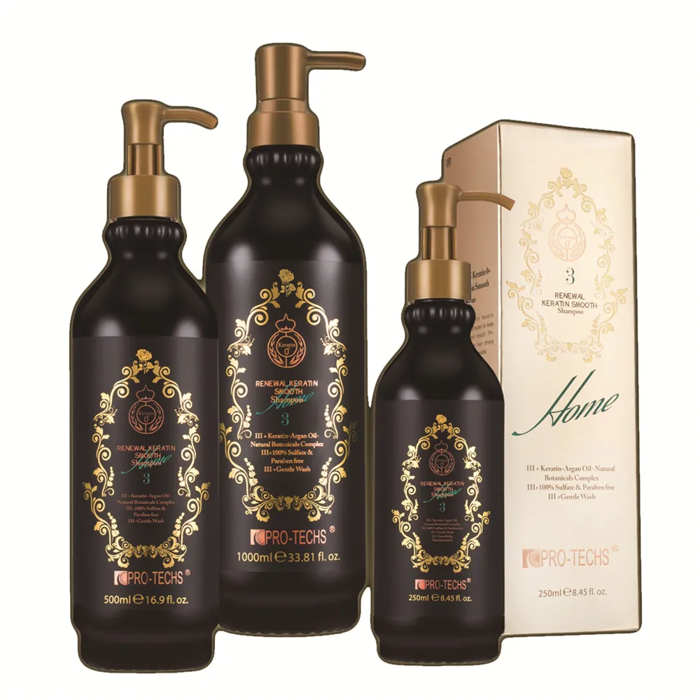 Petróleo de argan com queratina brasileira, 100% livre de sulfate e paraben, shampoo, preço competitivo, fábrica chinesa