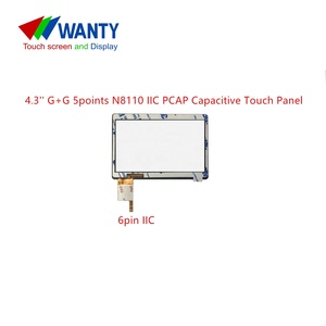 Bảng Cảm Ứng Điện Dung 4.3 Inch 6Pin IIC G + G Giá Xuất Xưởng - Product Image 5