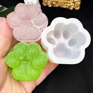 Cat Paw Silicone <b>Mold</b> 5.8x5.4x3.2 Cm Non-Toxic For <b>Candle</b> Cake Chocolate DIY Making - Product Image 1