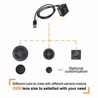 Módulo de Cámara Integrado para Timbre con Sensor Samsung ISOCELL GM1 S5KGM1 de 48MP y Alta Resolución, 1/2'', Enfoque Automático sin Controladores, HDR, MJPG/YUY2