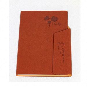 A5 PU Notebook Hardcover Magnetic Buckle Three-fold Luxury Business Diary Gift <b>Box</b> Enterprise Customized LOGO Business Gifts - Product Image 4