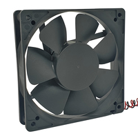Ventilateur d'ordinateur axial silencieux 12V DC 120mm à haut débit d'air (CFM), contrôle PWM, indice de protection IP65, pales en plastique, double roulement à billes, prise en charge OEM/ODM