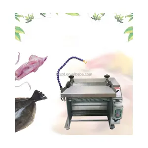 Fully automatic fish skinning machine for commercial removal of tilapia, salmon, grass carp, and black fish