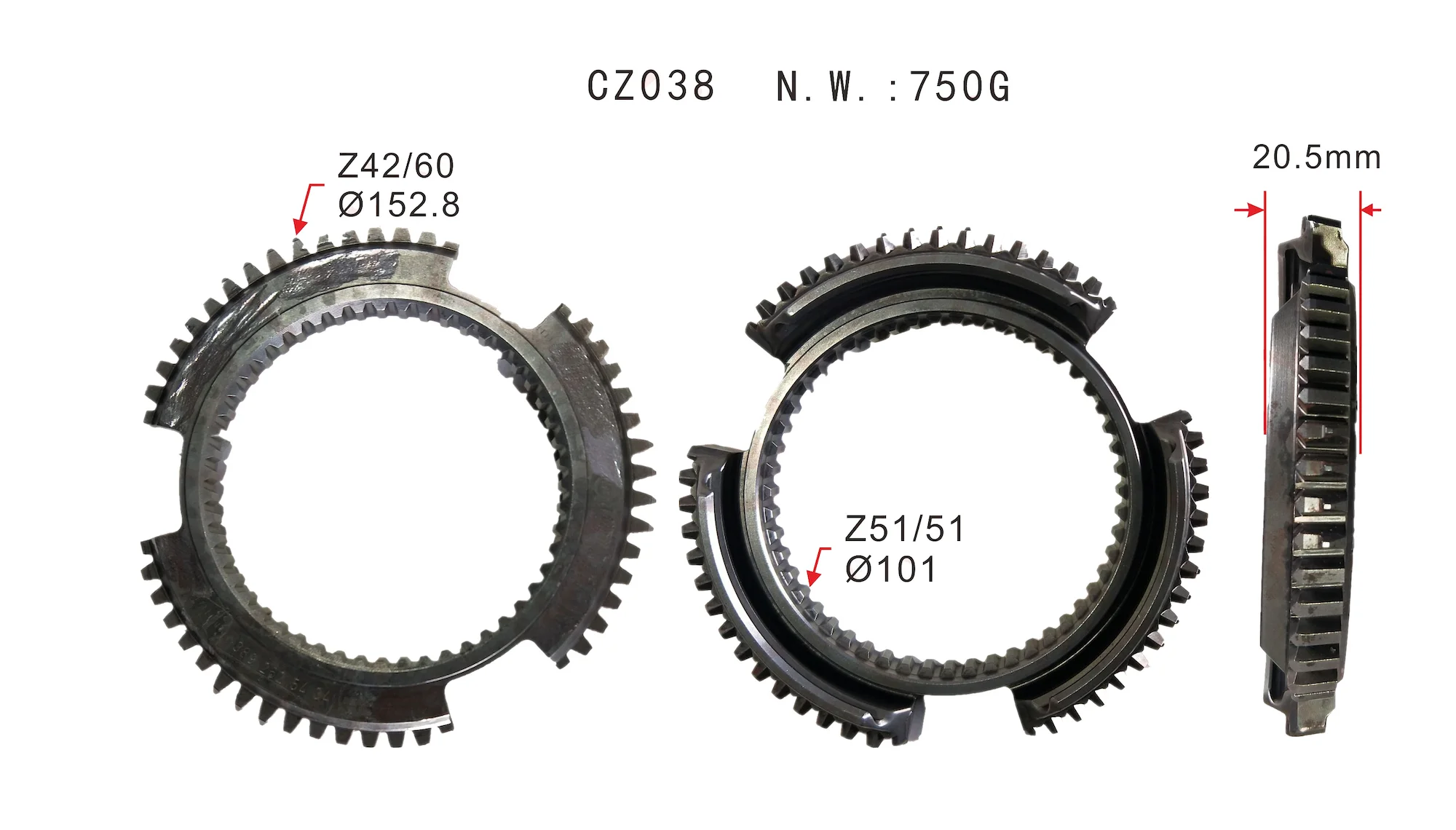 OEM 389 262 5634 Transmission Gearbox Parts for Mercedes-benz