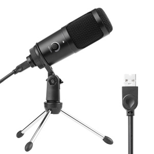 Ordinateur professionnel D'enregistrement USB Home <span class=keywords><strong>Studio</strong></span> <span class=keywords><strong>Micro</strong></span> À Condensateur Avec <span class=keywords><strong>Pied</strong></span> <span class=keywords><strong>De</strong></span> <span class=keywords><strong>MICRO</strong></span> - Product Image 1