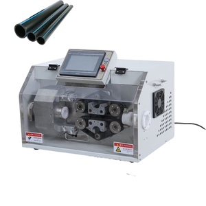 Cortador de Tubos Rotatorio Compacto con PLC + HMI, Corte de 8 mm, Pinza Digital para Tuberías de Plástico Blando - Product Image 1